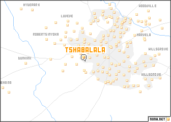 map of Tshabalala