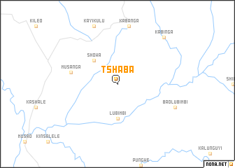 map of Tshaba