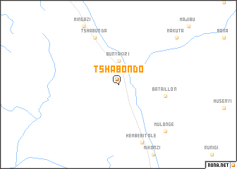 map of Tshabondo