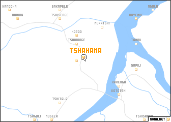 map of Tshahama