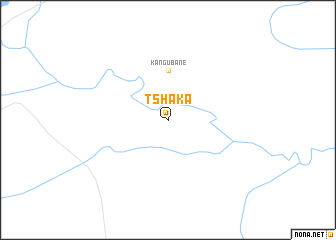 map of Tshaka