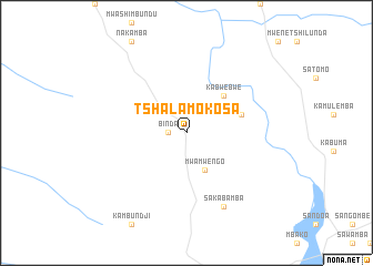 map of Tshalamokosa