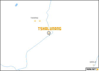 map of Tshalunang