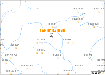 map of Tshamazimba