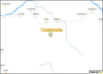 map of Tshampumu