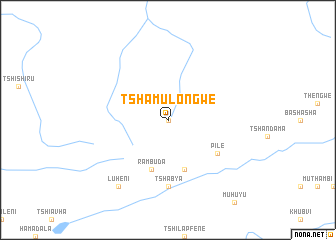 map of Tshamulongwe