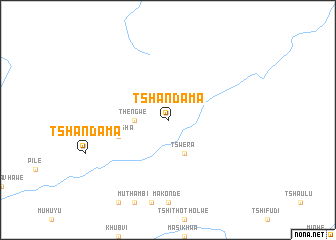 map of Tshandama