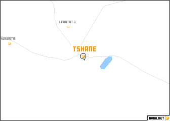 map of Tshane