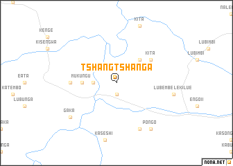 map of Tshang-Tshanga