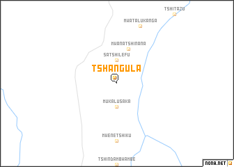 map of Tshangula