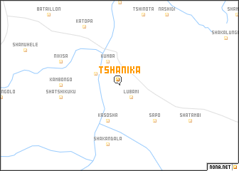 map of Tshanika