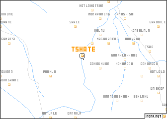 map of Tshate