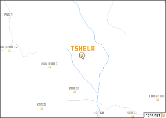 map of Tshela