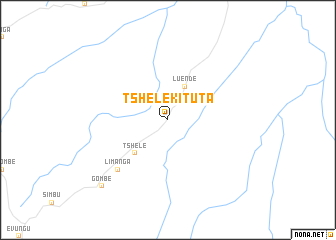 map of Tshele-Kituta