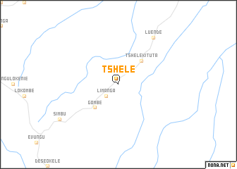 map of Tshele