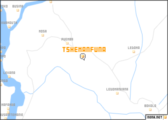 map of Tshemanfuna