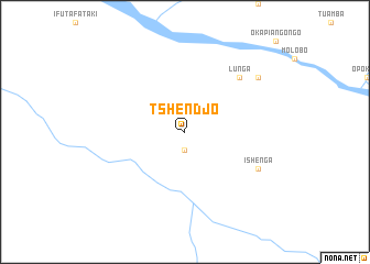 map of Tshendjo