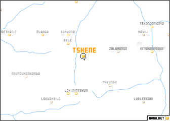 map of Tshene