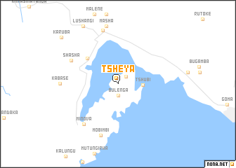 map of Tsheya