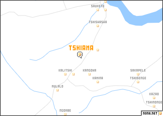 map of Tshiama