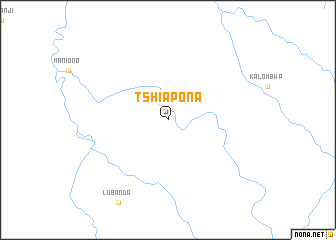 map of Tshiapona