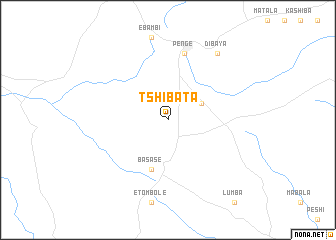 map of Tshibata