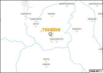 map of Tshiboka