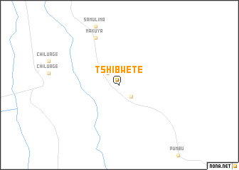 map of Tshibwete