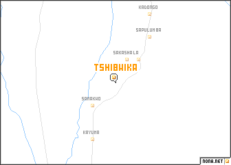 map of Tshibwika