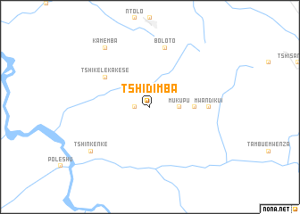 map of Tshidimba