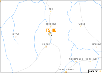 map of Tshie