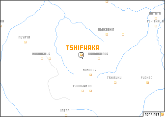 map of Tshifwaka