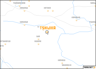 map of Tshijika