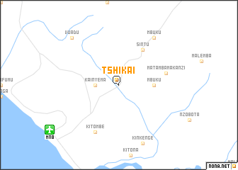 map of Tshikai