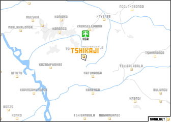 map of Tshikaji