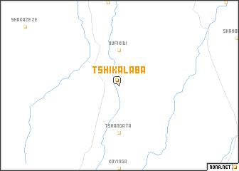 map of Tshikalaba