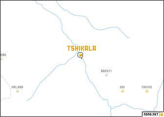 map of Tshikala