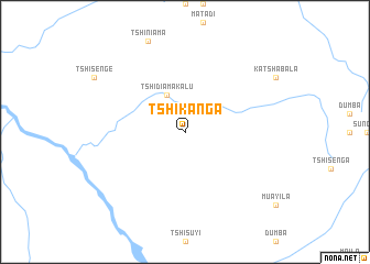 map of Tshikanga