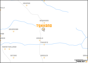map of Tshikano