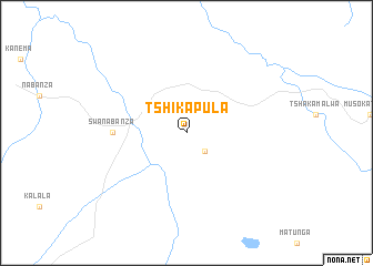 map of Tshikapula