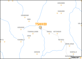 map of Tshikoi