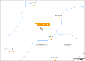 map of Tshikoka