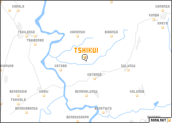 map of Tshikui