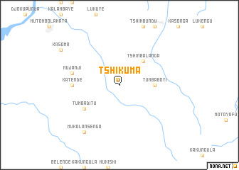 map of Tshikuma