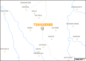 map of Tshikwamba