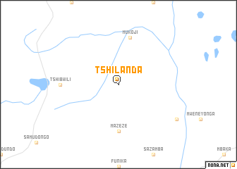 map of Tshilanda