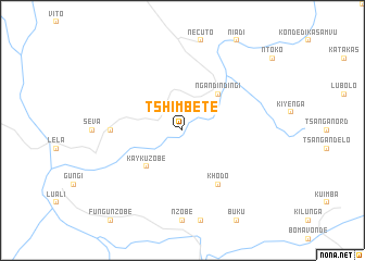 map of Tshimbete