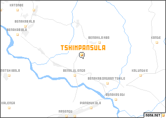 map of Tshimpansula