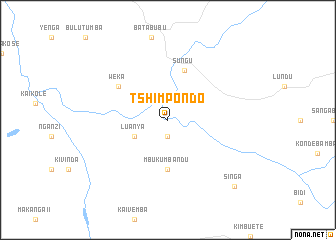 map of Tshimpondo