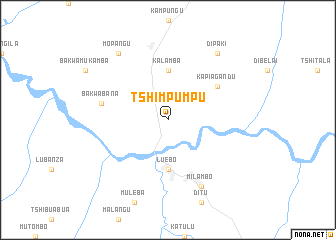 map of Tshimpumpu